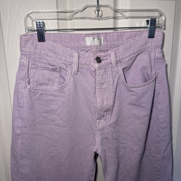7 For All Mankind Lilac Easy Straight Ankle - Picture 4 of 15